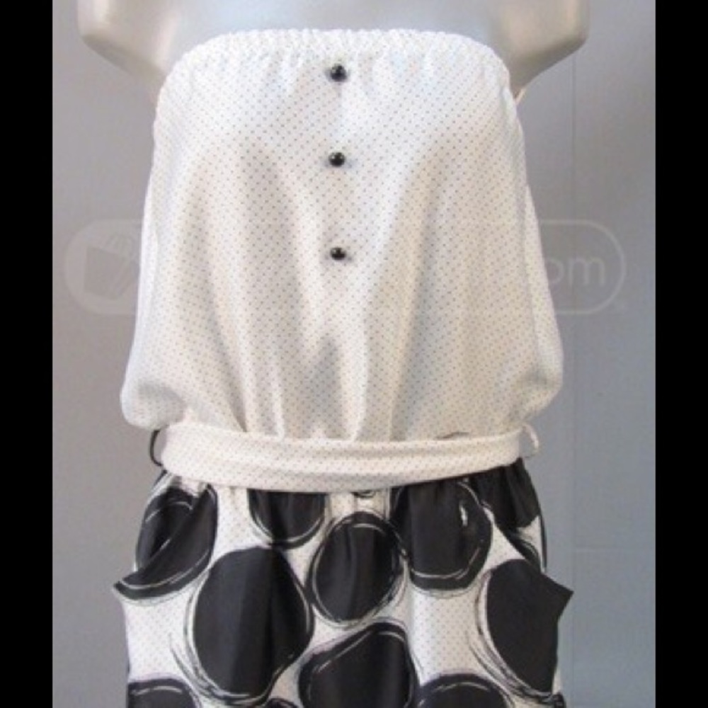 Glam Strapless Dress sz. M